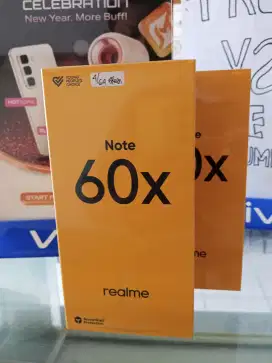 Realme Note 60x 4GB+4GB/64GB,Baru,Segel Box,Garansi  Resmi