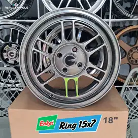 Velg Enkei Rpf1 Ring 15 lebar 7 
Pcd. 4×100 Et. 40
