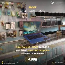 ACER Aspire 3 A314-36M | Core i3 N305 8GB 512GB