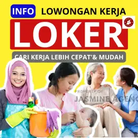Loker wanita art, babysitter, dan suster lansia