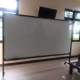 Whiteboard ukuran 240cm x 120cm