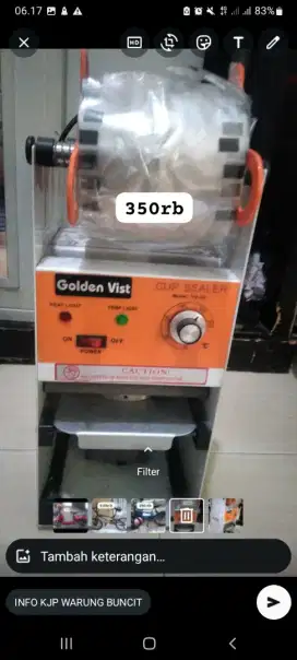 Jual pres minuman