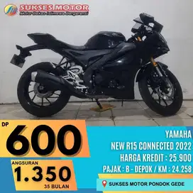 MOTOR SPORT DP KREDIT DIBAWAH 1JT YAMAHA R15 V4 TH 2022 HITAM