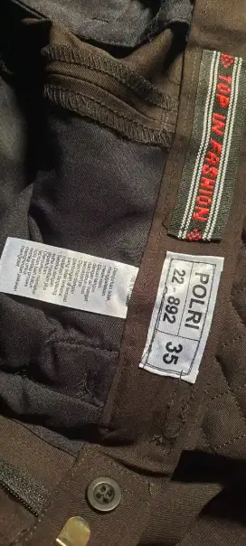 Celana PDH porli ukuran pinggang 35