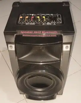 BOX Speaker aktif Blutooth type D 10 AC/DC +Speaker  LG 6 Inch