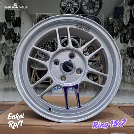 Enkei Rpf1 Ring 15 lebar 7 
Pcd. 4×100 Et. 40 

Avanza, sigra, brio