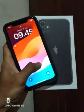 Iphone 11 Internal 128Gb ibox Siap pakai