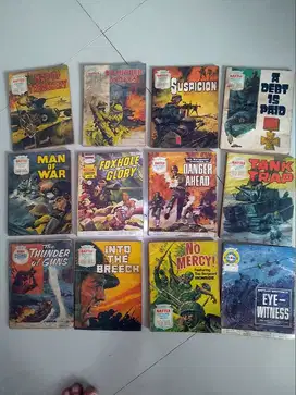 komik perang bhs inggris sangat langka