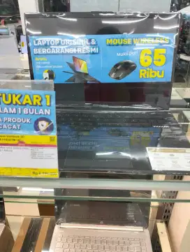 Promo cicilan Laptop Asus Vivobook Intel core i3 8/256gb