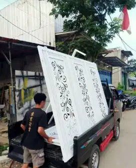 Pagar plat cutting variasi