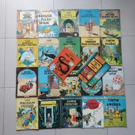 Komik Tintin Indira edition set 22 buku