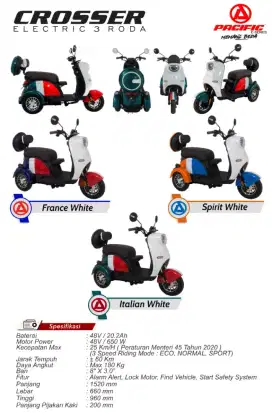 CROSSER ELECTRIC 3 RODA