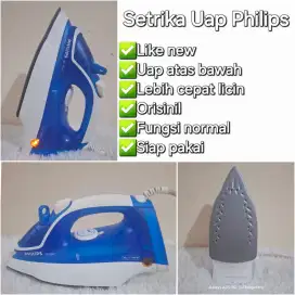 Setrika Uap Philips Like New Cepat Licin Orisinil Siap Pakai