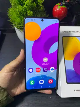 SAMSUNG M52 5G RAM 8/128GB ORIGINAL SEIN MULUS NORMAL 

TAMPILAN MEWAH