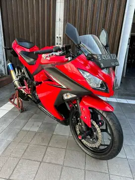 Kawasaki ninja 250 fi , th 2016 , barang simpanan , km 4000 perak