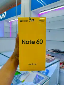 Realme Note 60 6/128 Black New/Baru Real Segel ( No Repack )