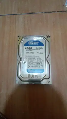 Jual hardisk WD 320GB pc komputer