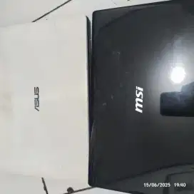 LAPTOP ASUS X453M & MSI CX420 KONDISI NYALA TIDAK TAMPIL LAYAR