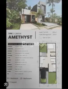 Dijual rumah over kredit. Emerald Cilebut Cluster Brescia
