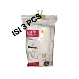 3 Pc Celana Dalam CD Pria Boxer Lux Premium