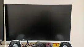 Monitor 24 Inci, Tampilan Lengkung, Panel IPS(144HZ)