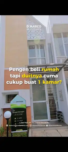 DIJUAL CEPAT DI D'MARCO TIPE NEO ARCADIA