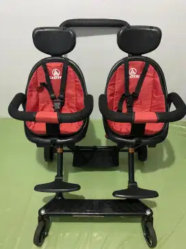 • BABY STROLLER EXOTIC TWINS LW-366 || MAGIC STROLLER KEMBAR LW 366