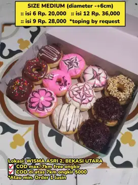 Donat isi 12 perbox