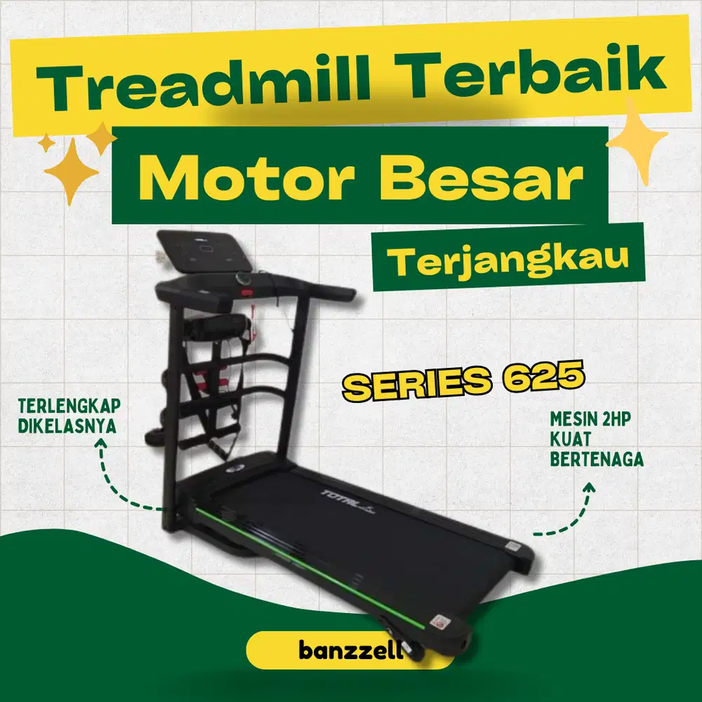 Sepeda Fitness Murah dan Treadmill Elektrik Hemat Daya Siap COD