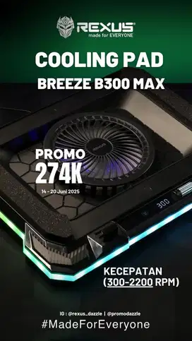 Cooler laptop brezee b300 max