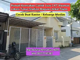 Rumah Cantik Stadion Maguwo Tajem Cocok Buat Kantor / Keluarga Muslim