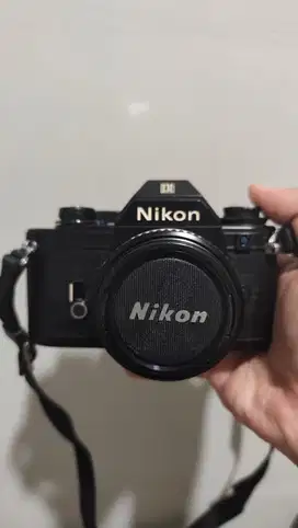 Kamera Analog Nikon EM & Lensa Tefnon