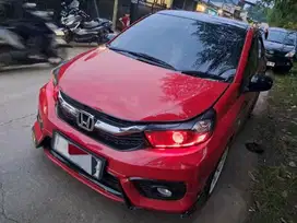 Pajak Panjang -  Honda Brio Satya 1.2 E Bensin AT 2022 Merah HU