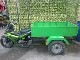 Modifikasi 3 roda mesin Yamaha Jupiter mx