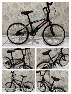 Sepeda BMX ukuran 18 untuk usia 5 sampai 10 tahun