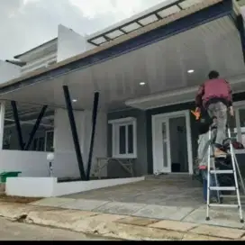 Kanopi baja ringan+plapon pvc