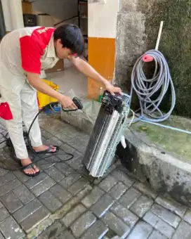 Service AC cuci AC bongkar pasang AC servis mesin cuci service kulkas