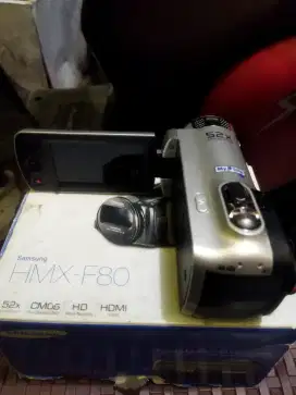 Samsung HMX F80 52×optical zom mulpis kumplit baru satu kali pakai