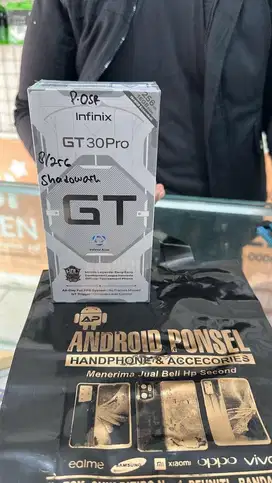 BARU INFINIX GT 30 pro RAM 16/256 GARANSI RESMI 14bln SPEK DEWA GAME