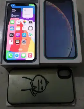 Iphone xr 64gb blue ex inter semua kartu fulset