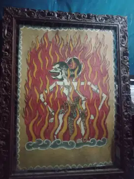 Lukisan pewayangan dari kulit