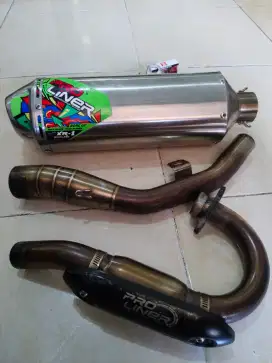 Knalpot racing pro liner bore up XR-1 4T
