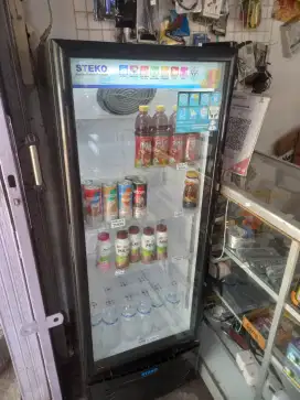 lemari pendingin sokes steko 4 susun mulus seperti baru