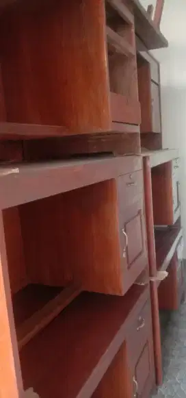 Meja kantor kayu jati