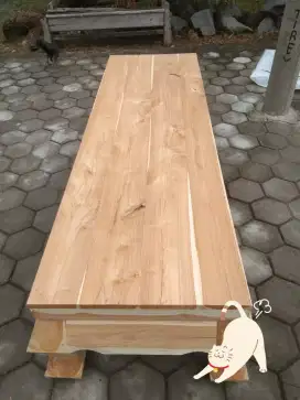 Meja tamu full kayu jati
