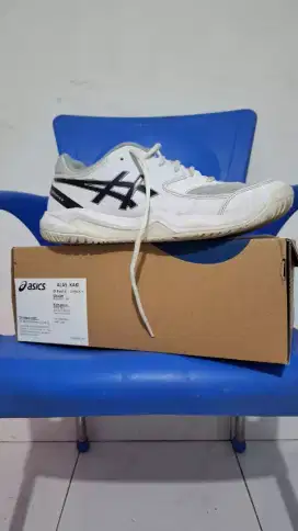 Sepatu Asics Sneakers Gel Dedicate 8 Putih sz43 fullset box original