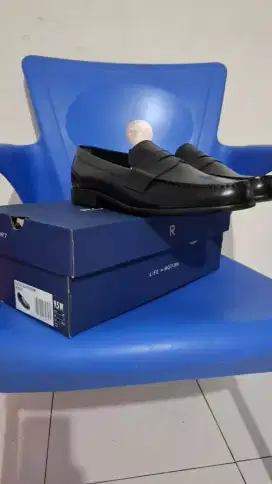 Sepatu Pantotel Mewah Rockport Classic Loafer Black Shoes Size 43 Men