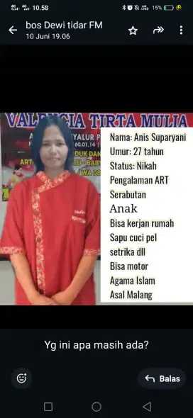 Pembantu ART dan Sitter