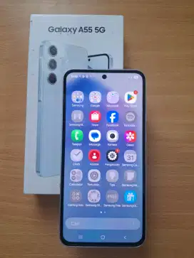 Samsung A55 5G 12/256 Lengkap DusBuku/MasihGaransiSamsung/IceBluePutih