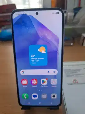 Samsung A55 5G 12/256 Lengkap DusBuku/MasihGaransiSamsung/IceBluePutih